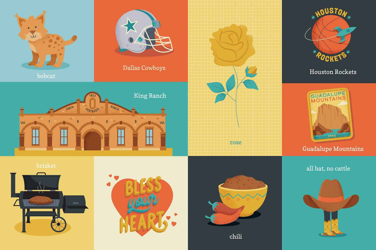 100 First Words for Little Texans - Magnolia BabyBook