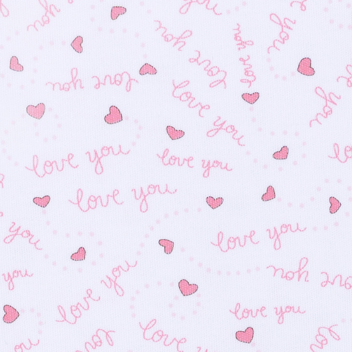 Love You Lots Long Pajamas - Magnolia Baby Girl