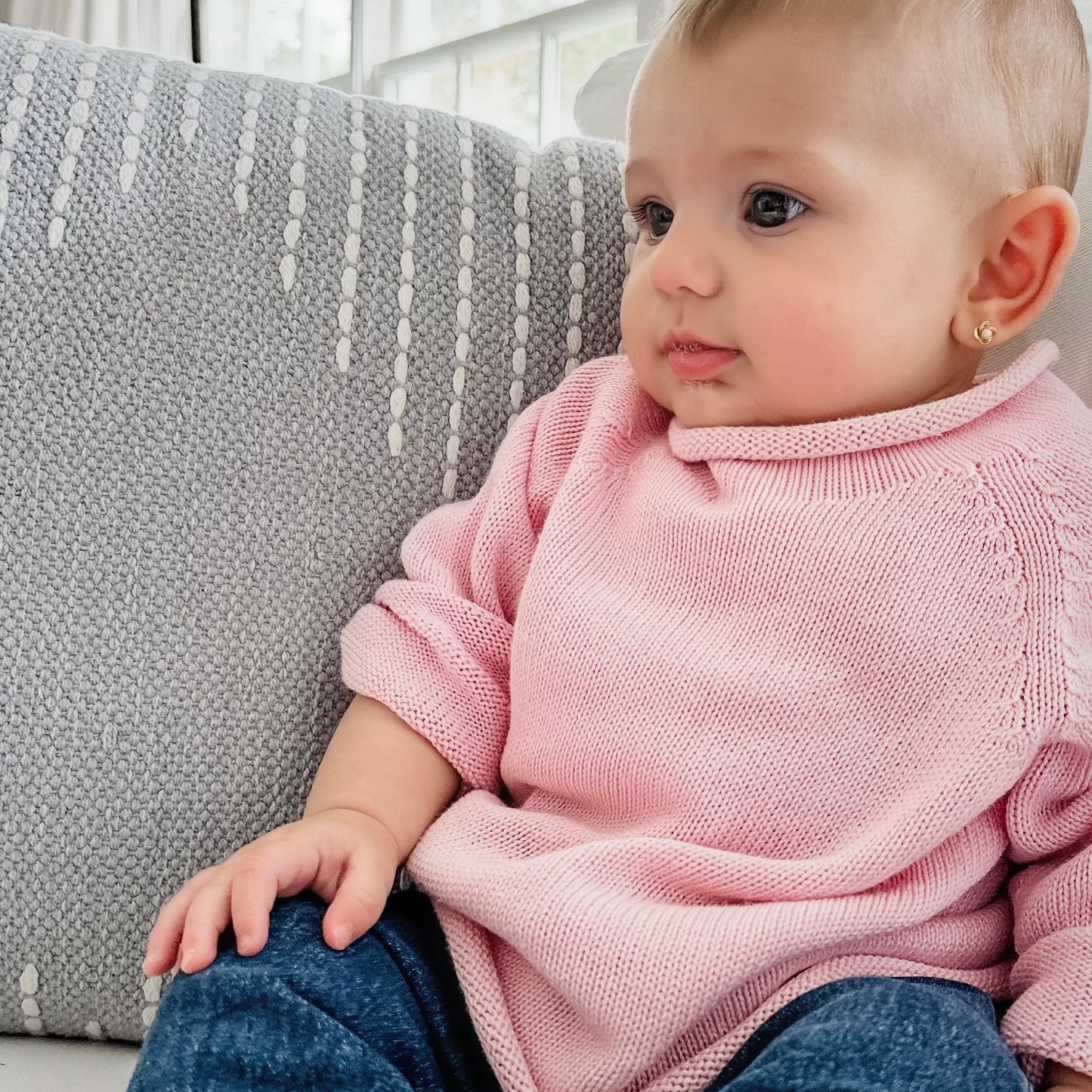 Essential Knits Rollneck Sweater - Pink