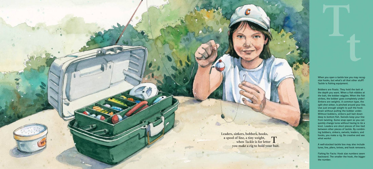 A FISHING ALPHABET picture book: H is for Hook - Magnolia BabyBook