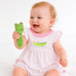 Alligator Crochet Stick Rattle - Magnolia BabyRattle