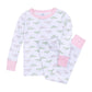 Alligator Pie Long Pajamas - Pink - Magnolia BabyLong Pajamas