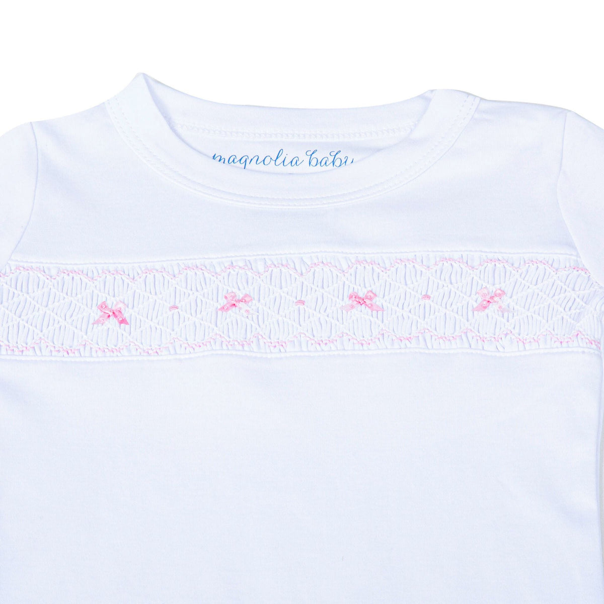 Amelia's Classics Smocked Long Pajamas - Magnolia Baby Girl
