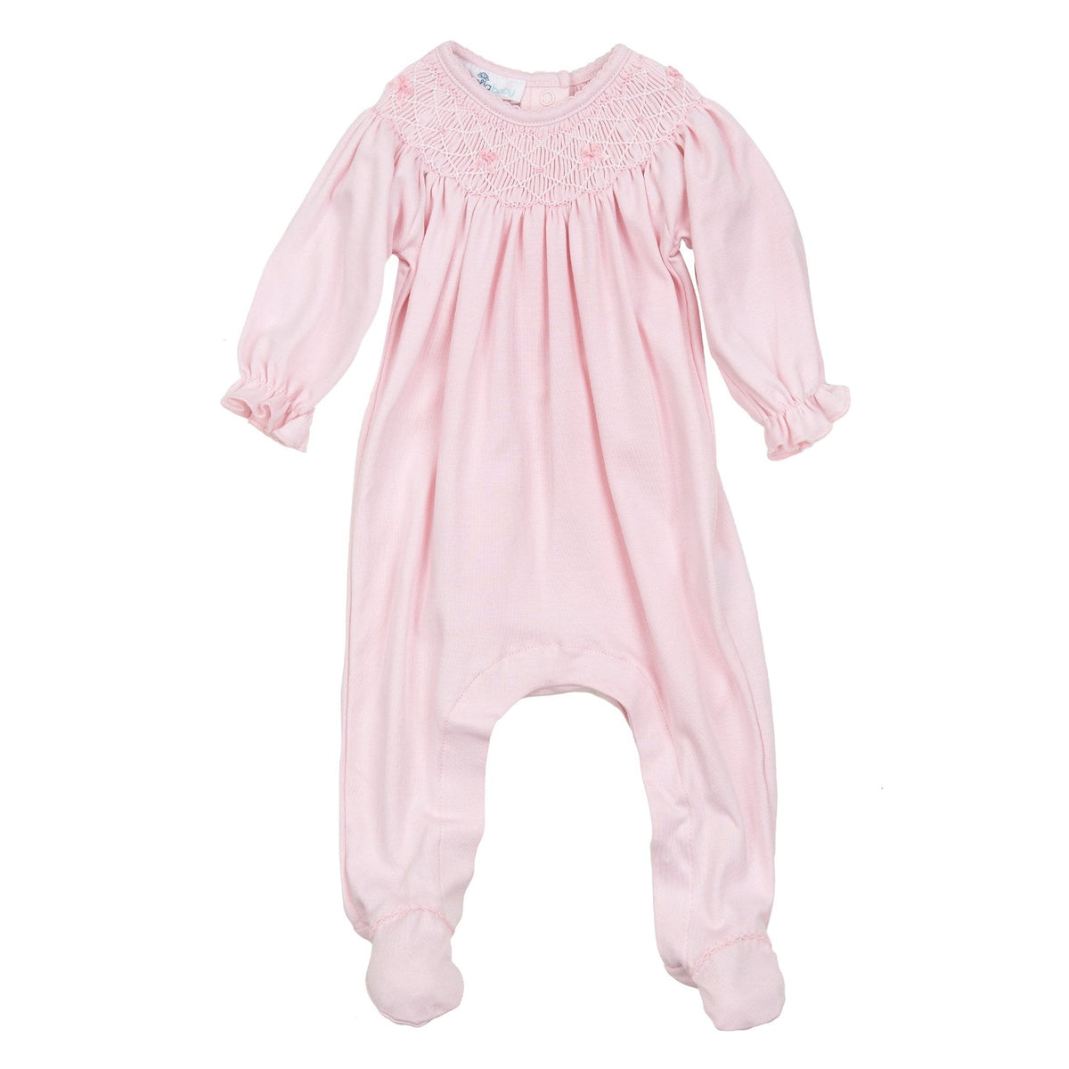 Amelia's Classics Solid Bishop Footie - Magnolia BabyFootie
