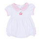 Apple of my Eye Collared Ruffle Short Sleeve Bubble - Magnolia BabyBubble