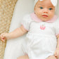 Apple of my Eye Collared Ruffle Short Sleeve Bubble - Magnolia BabyBubble