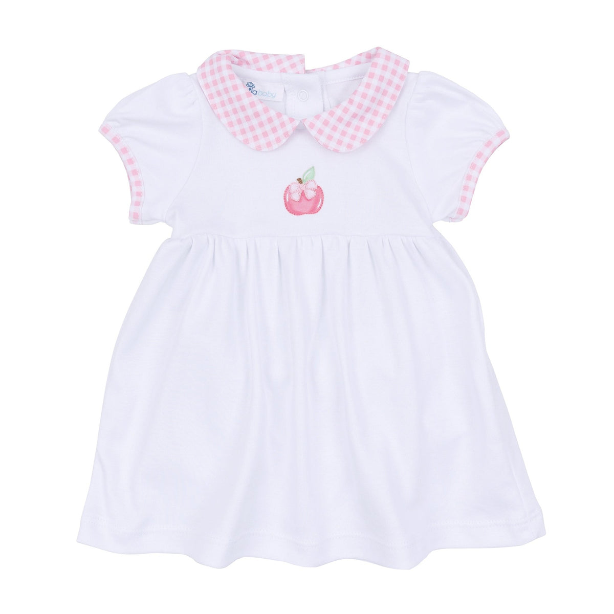 Apple of my Eye Collared Short Sleeve Dress - Magnolia BabyDress
