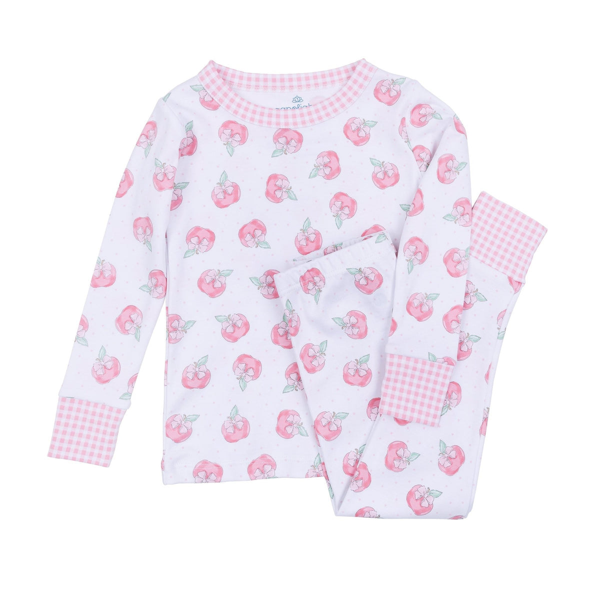 Apple of my Eye Long Pajamas - Magnolia BabyLong Pajamas