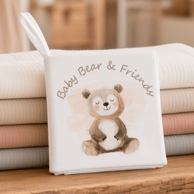 Ali+Oli_Baby Bear and Friends – Crinkle Cloth Soft Baby Book Gift_2