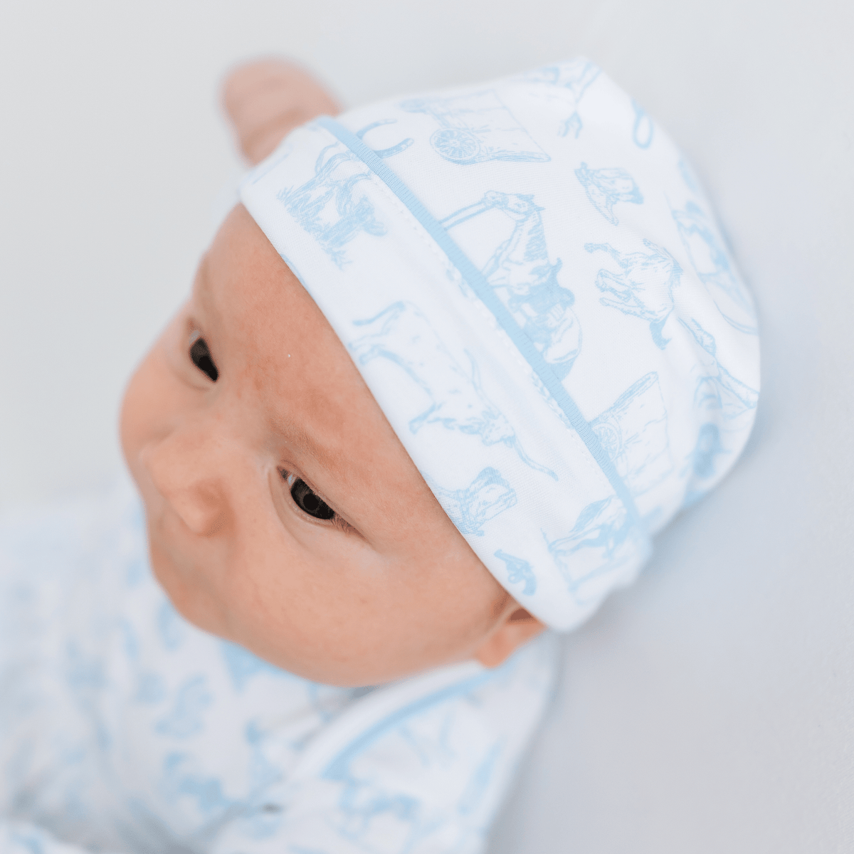 Magnolia Baby_Baby Boy Take Me Home Set - Wild West Toile_4