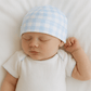 Baby Checks Hat - Blue - Magnolia BabyHat