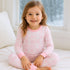 Baby Fair Isle Long Pajamas - Pink - Magnolia BabyLong Pajamas