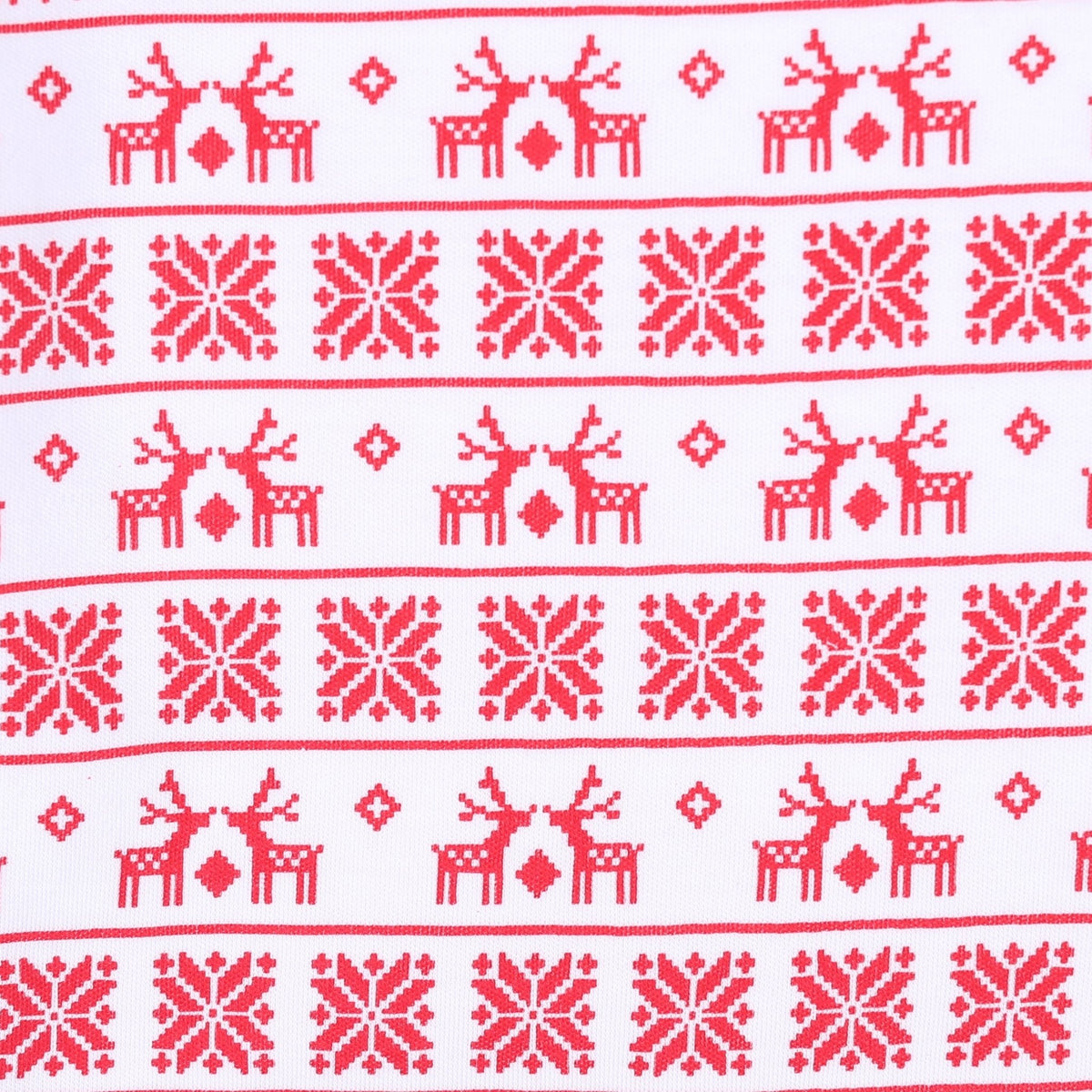 Baby Fair Isle Long Pajamas - Red - Magnolia BabyLong Pajamas