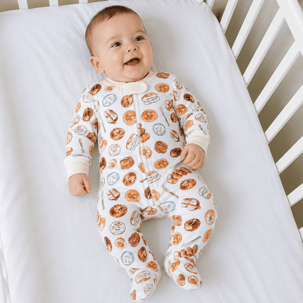 Magnolia Baby_Baby Footie Gift Set - Hot Bagels_2