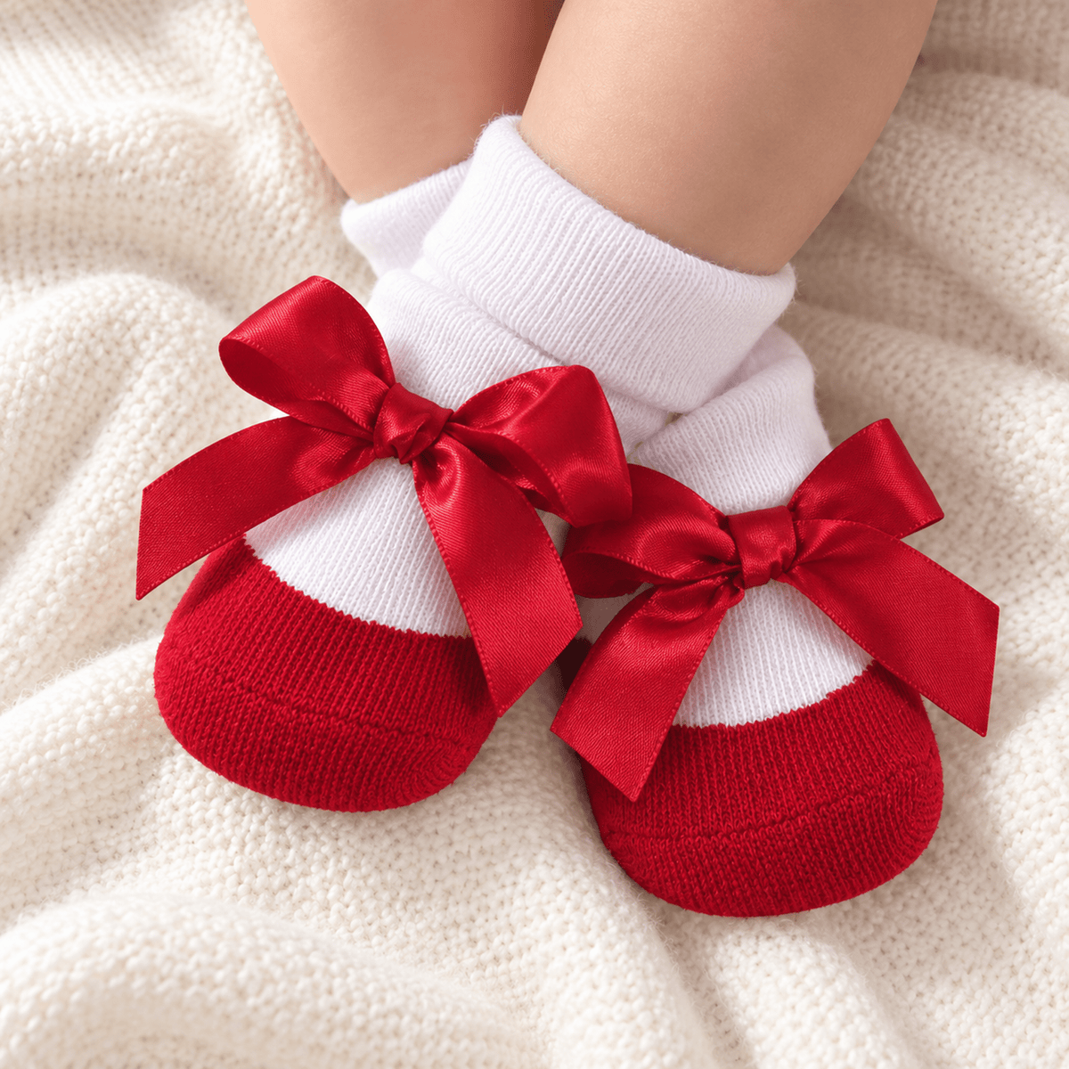 BabyVision_Baby Girl Christmas Socks - Set of 3_2
