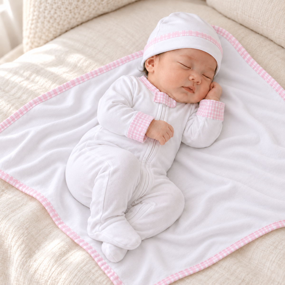 Baby Girl Footie Gift Set - New Beginnings model