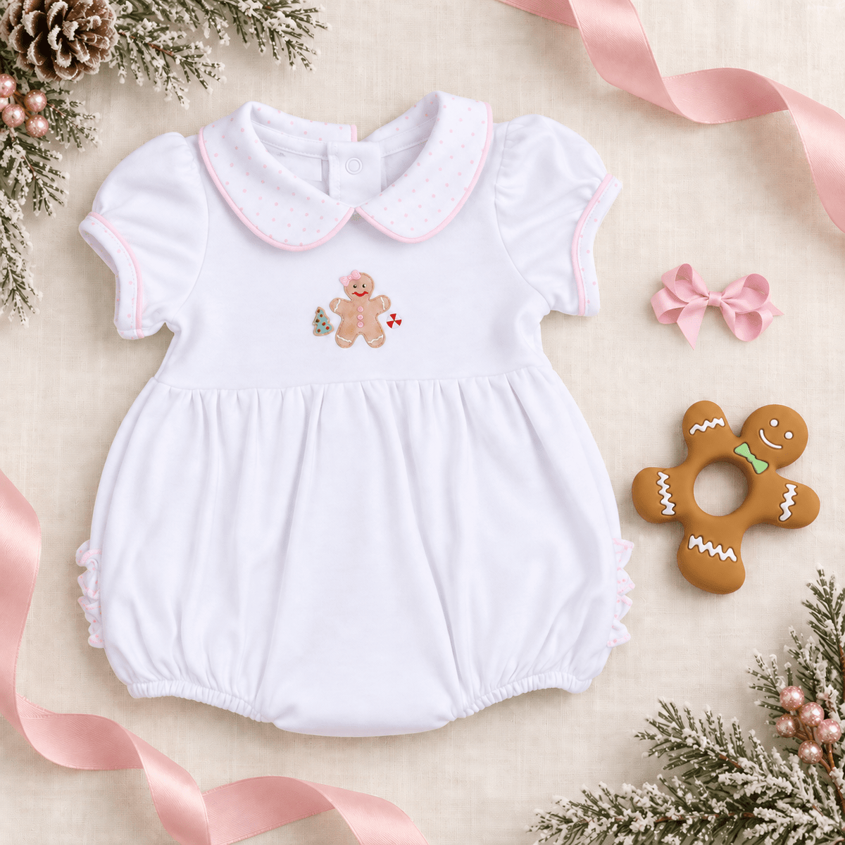 Magnolia Baby_Baby Girl Gingerbread Gift Set - Frosted Wonderland_1