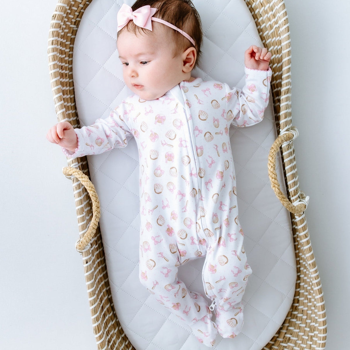 Baby Girl Precious Lil' Sluggers Zip Footie Gift Set - Magnolia BabyBaby Gift Set