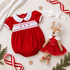 Magnolia Baby_Baby Girl Smocked Christmas Bubble Gift Set - Eve&