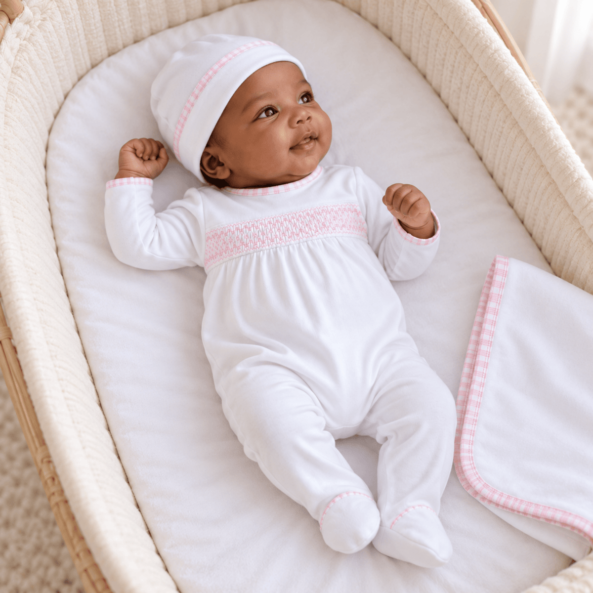Magnolia Baby_Baby Girl Smocked Footie Gift Set - New Beginnings_1