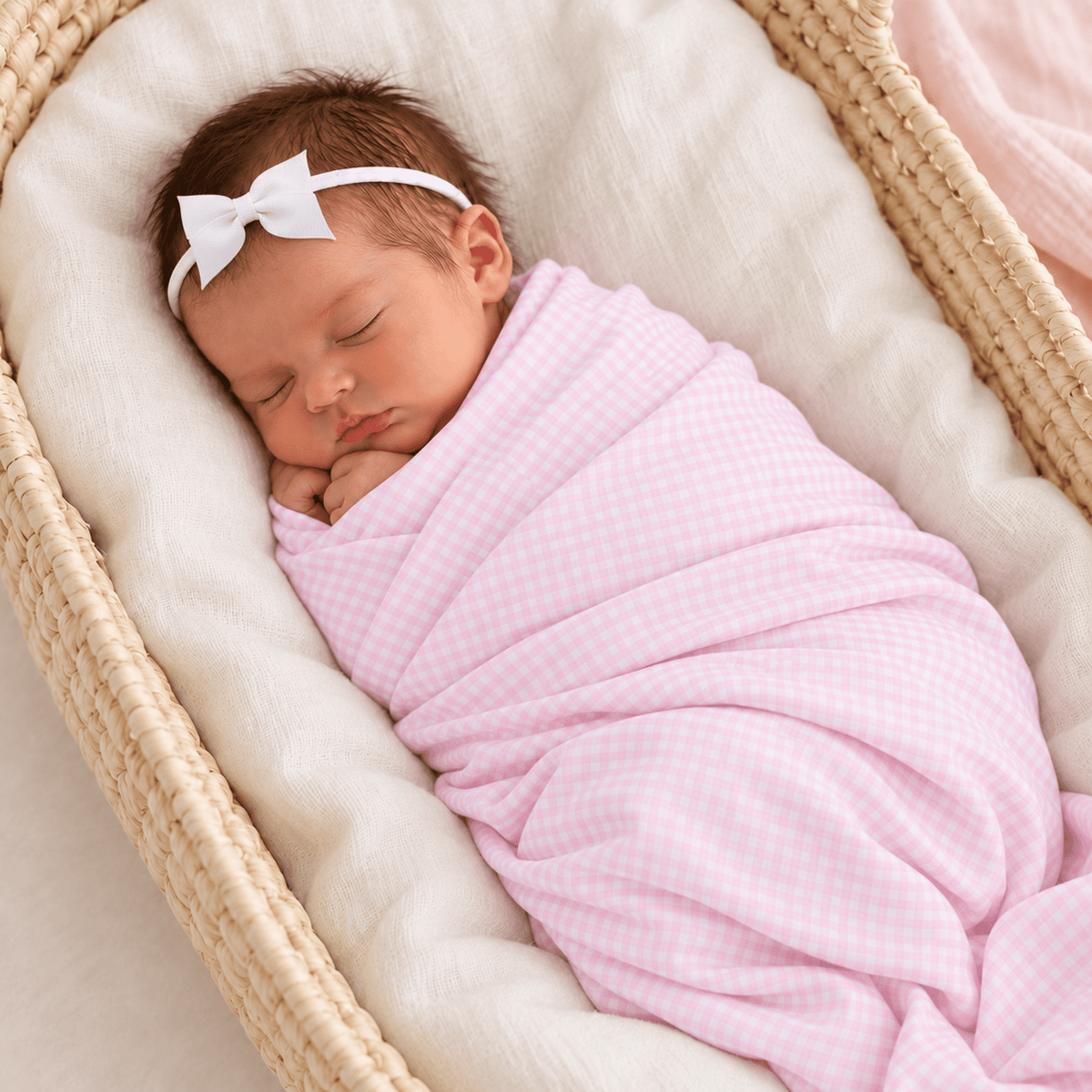 Magnolia Baby_Baby Girl Swaddle & Headband Set - New Beginnings_1