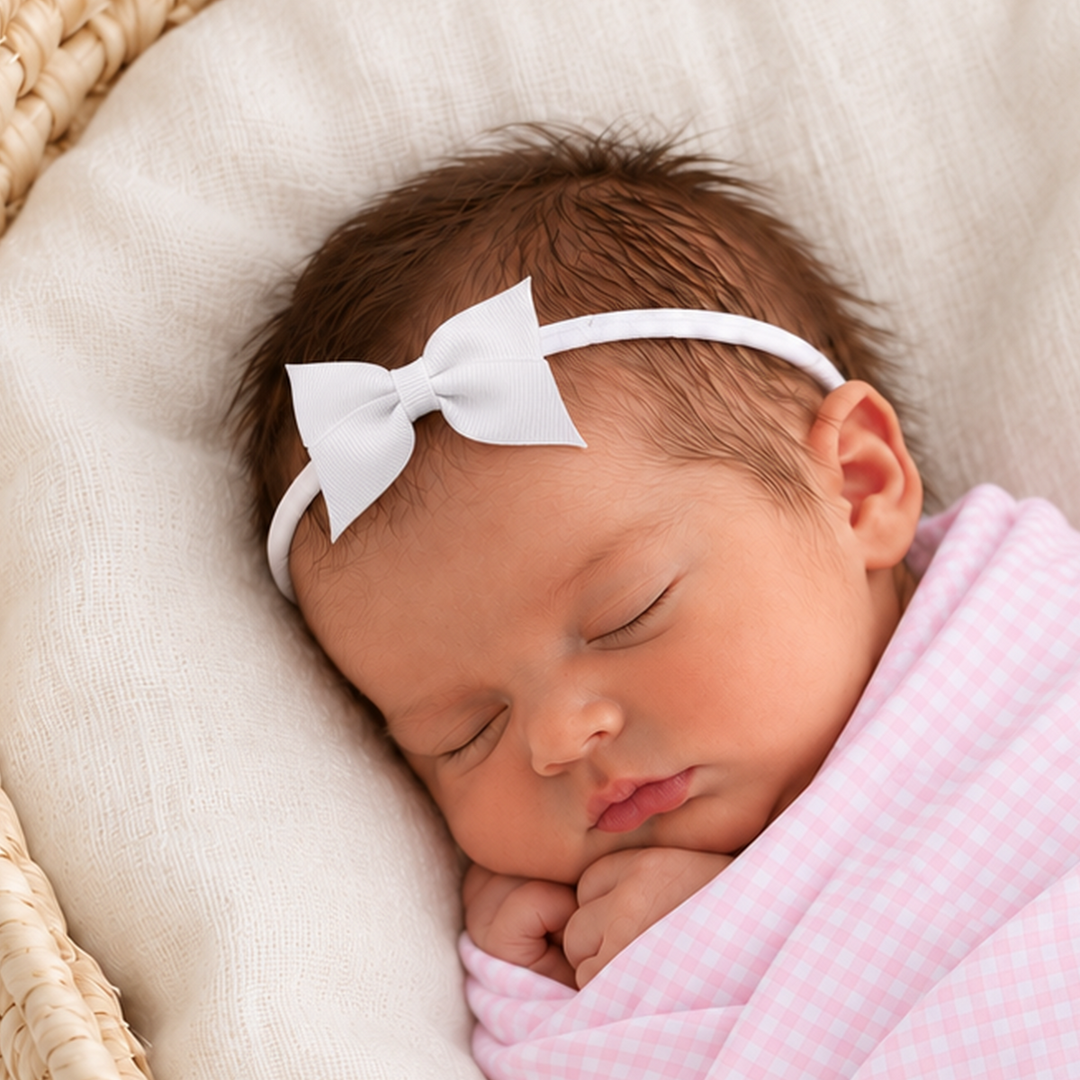 Sophia Baby Headband - White