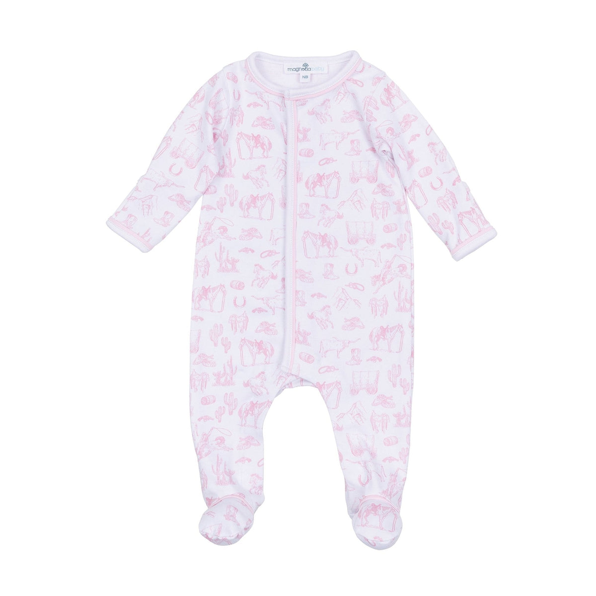 Magnolia Baby_Baby Girl Take Me Home Gift Set - Wild West Toile_2