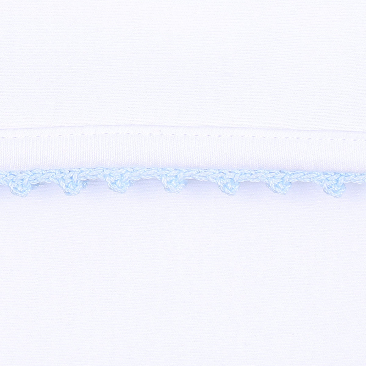 Baby Joy Bubble with Blue Crochet Trim - Magnolia BabyBubble