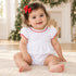 Magnolia Baby_Baby Joy Girl Christmas Bubble with Red Crochet Trim_1