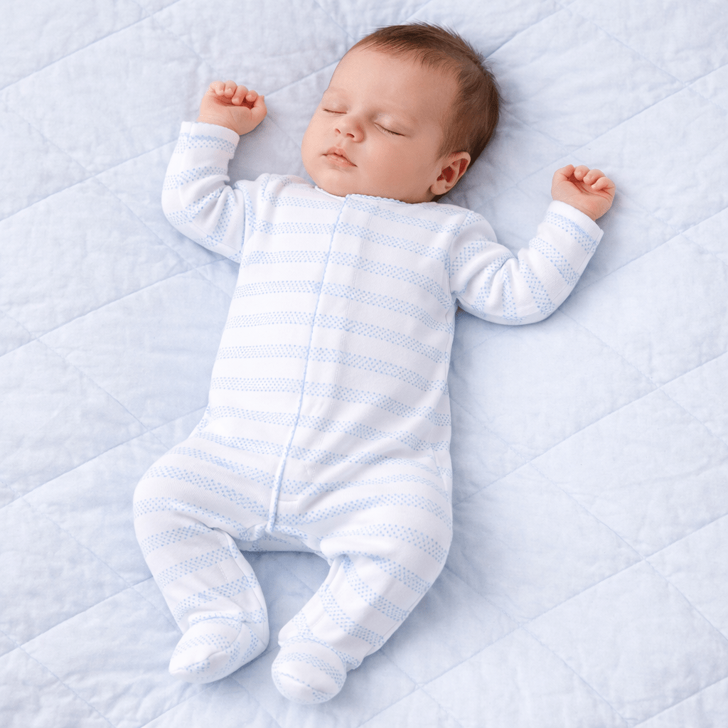 Baby of Mine Footie - Light Blue - Magnolia BabyFootie