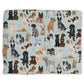 1canoe2 | One Canoe Two Paper Co._Baby Swaddle Blanket - Furry Friends Dogs_2