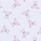 Baby's Teddy Zip Footie - Pink - Magnolia BabyFootie