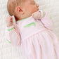 Magnolia Baby_Bayou Baby Hand-Embroidered Gathered Gown - Pink_2