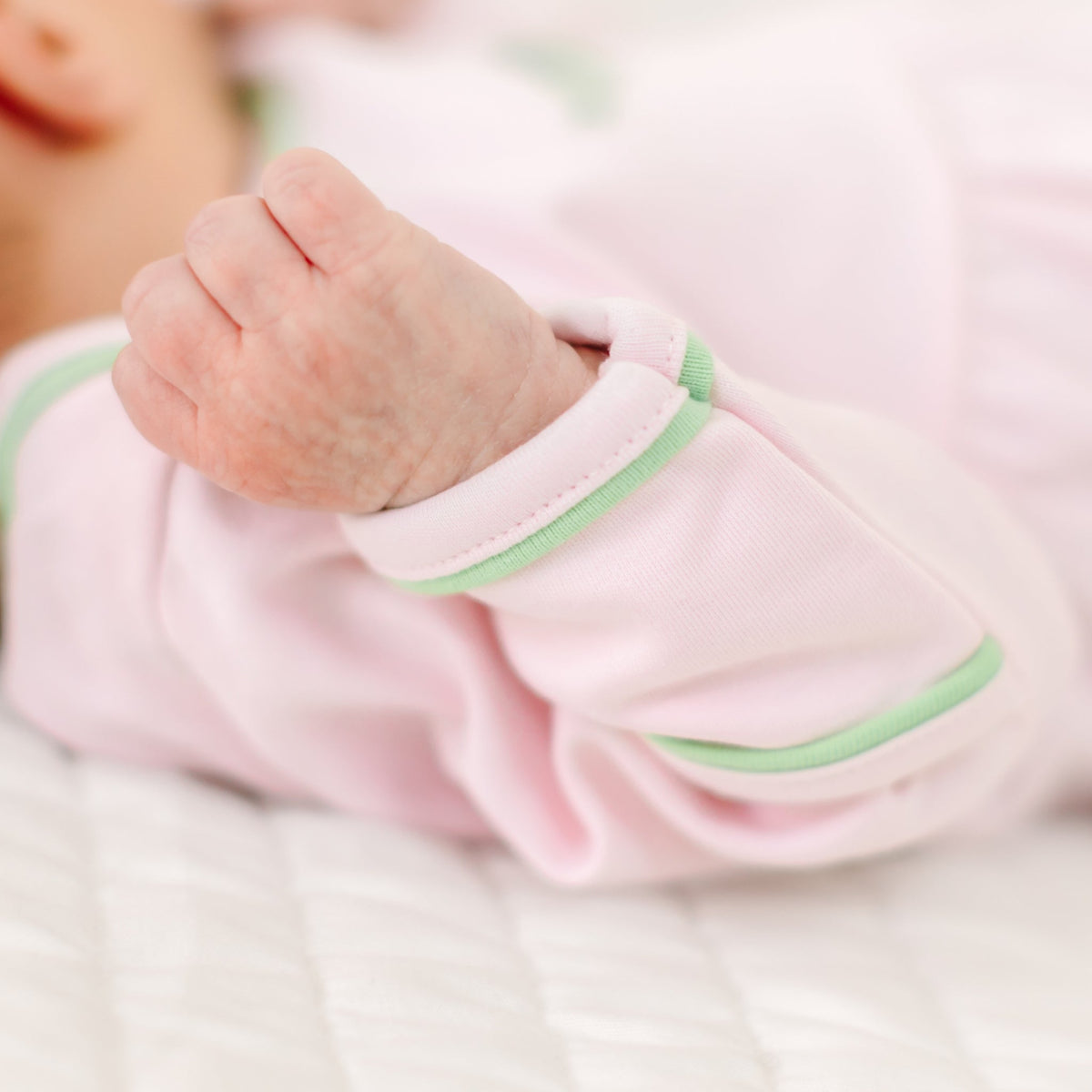 Magnolia Baby_Bayou Baby Hand-Embroidered Gathered Gown - Pink_4