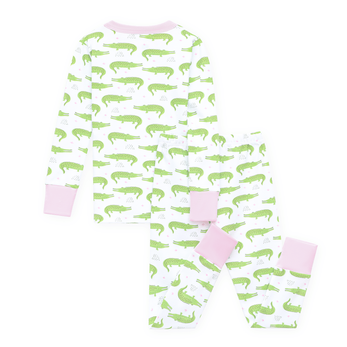 Magnolia Baby_Bayou Baby Long Pajamas - Pink_6