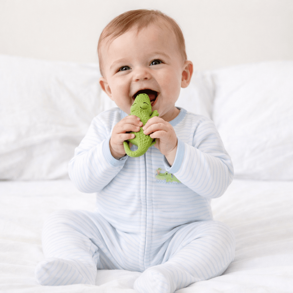 Bayou Buddy Gator Teether & Bath Toy - Magnolia BabyTeether