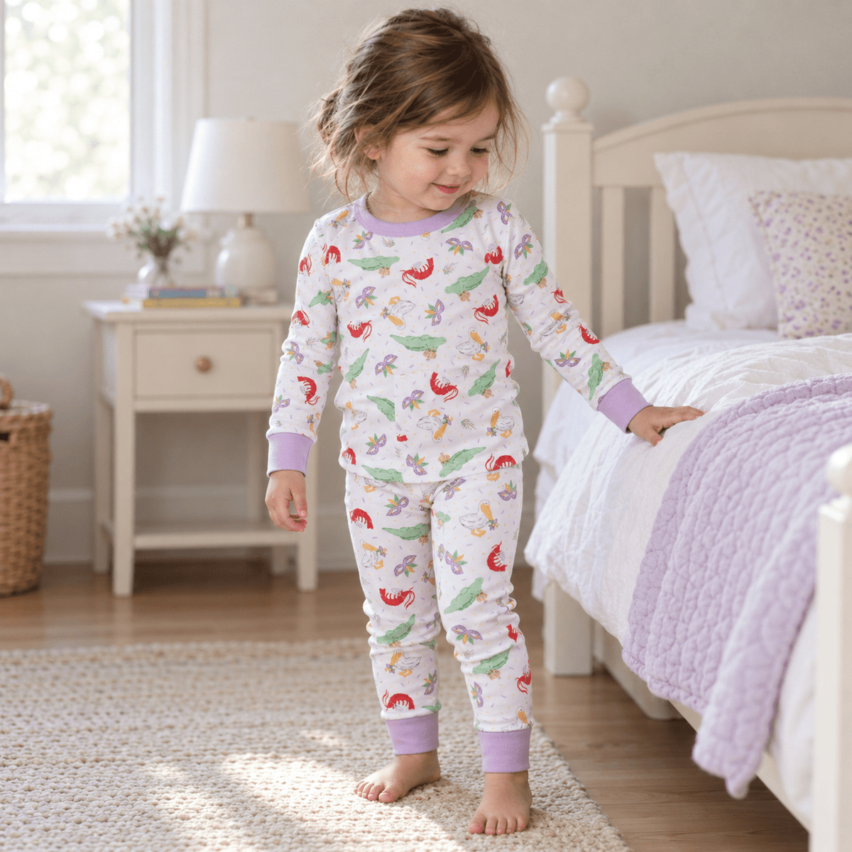 Magnolia Baby_Bayou Pals Long Pajamas_1