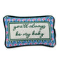 Be My Baby Mini Needlepoint Pillow - Magnolia BabyPillow