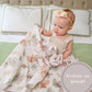 Bear Hugs Baby Muslin Swaddle Blanket - Magnolia BabySwaddle Blanket