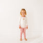 Bear Hugs Long Pajamas - Dusty Rose - Magnolia BabyLong Pajamas