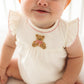 Bear Hugs Ruffle Diaper Cover Set - Dusty Rose - Magnolia BabyDiaper Cover