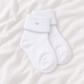 Magnolia Baby_Benjamin Hand-Embroidered Socks - Light Blue_1