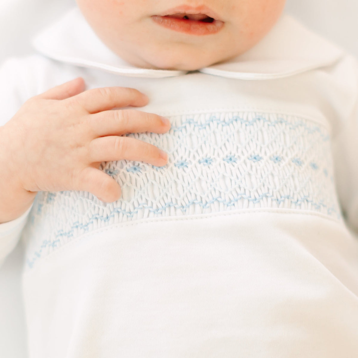 Magnolia Baby_Benjamin Smocked Long Sleeve Diaper Cover Set - Light Blue_4