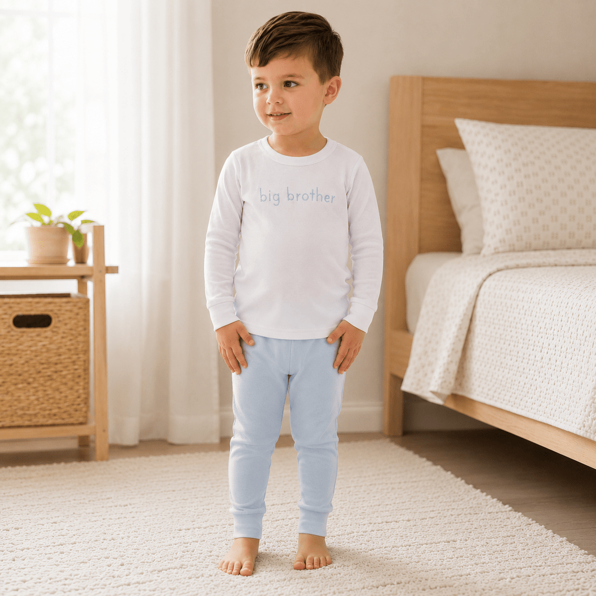 Magnolia Baby_Big Brother Embroidered Long Pajamas_2
