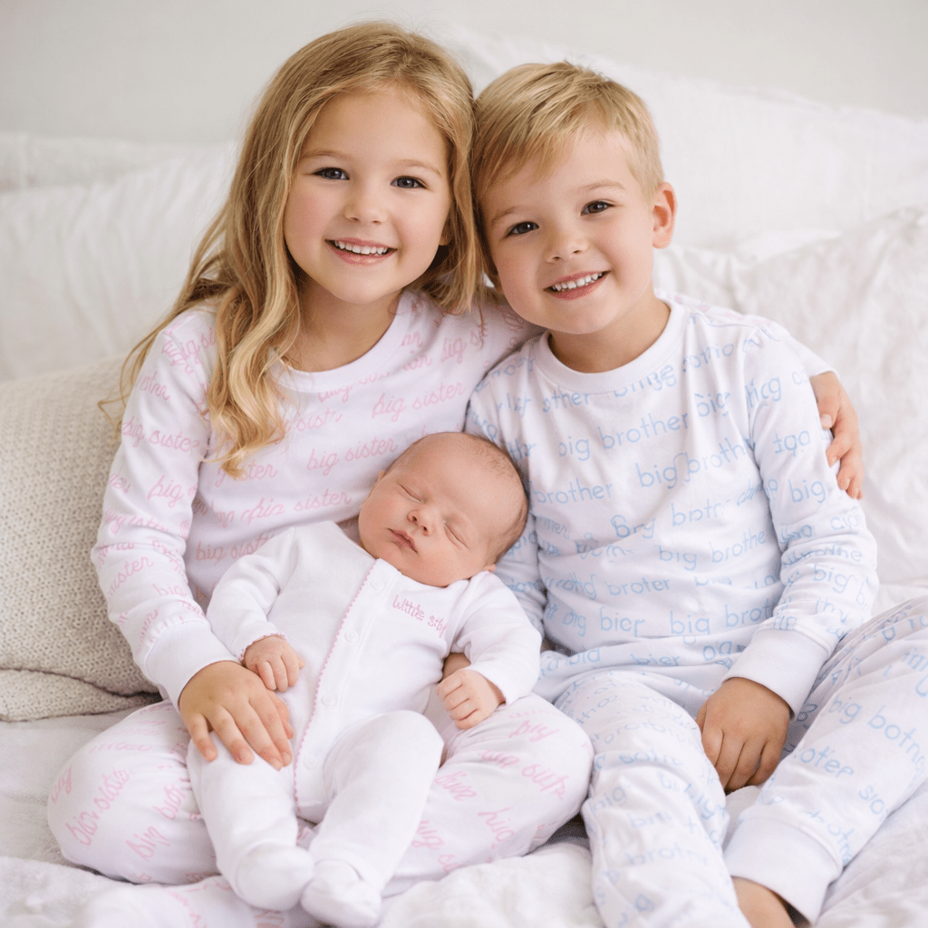 Big Brother Print Long Pajamas - Magnolia BabyLong Pajamas