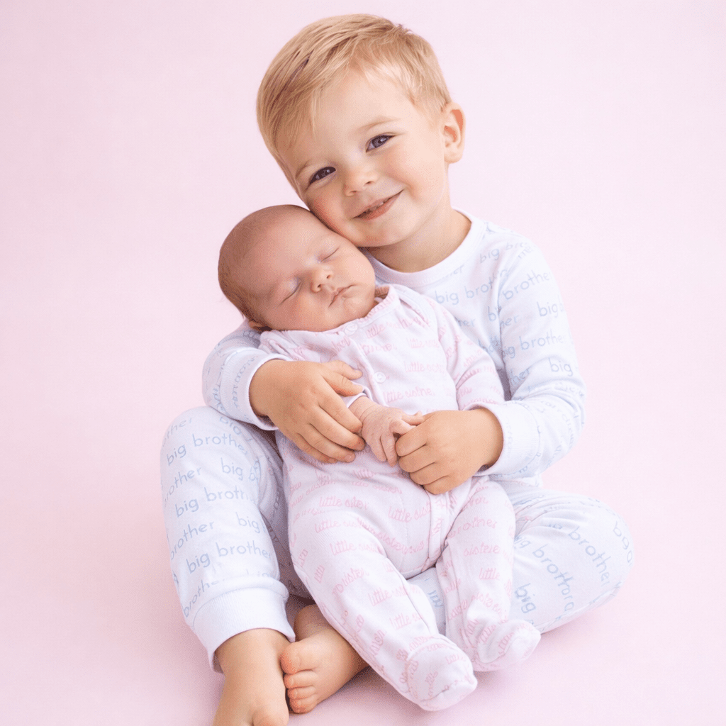 Big Brother Print Long Pajamas - Magnolia BabyLong Pajamas