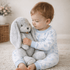 Big Nibble Bunny – Gray - 20" - Magnolia BabySoft Toy
