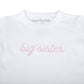 Big Sister Embroidered Long Pajamas - Magnolia Baby Long Pajamas