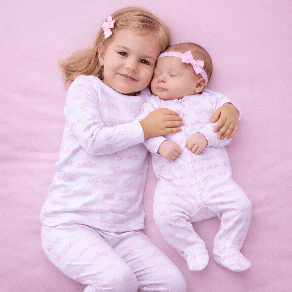 Big Sister, Little Sister Pajama + Footie Gift Set - Magnolia BabyGift Set