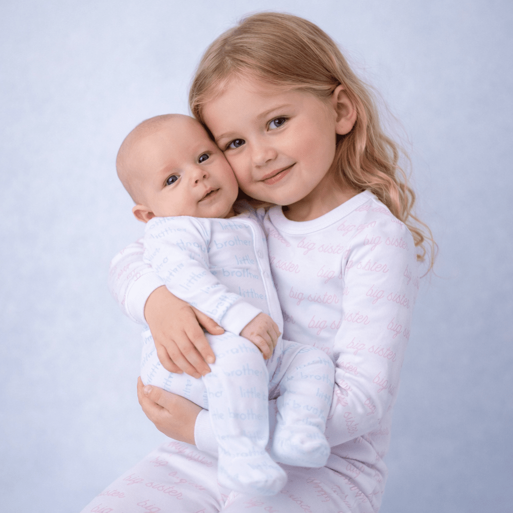Big Sister Pajamas & Little Brother Footie Gift Set - Magnolia BabyGift Set